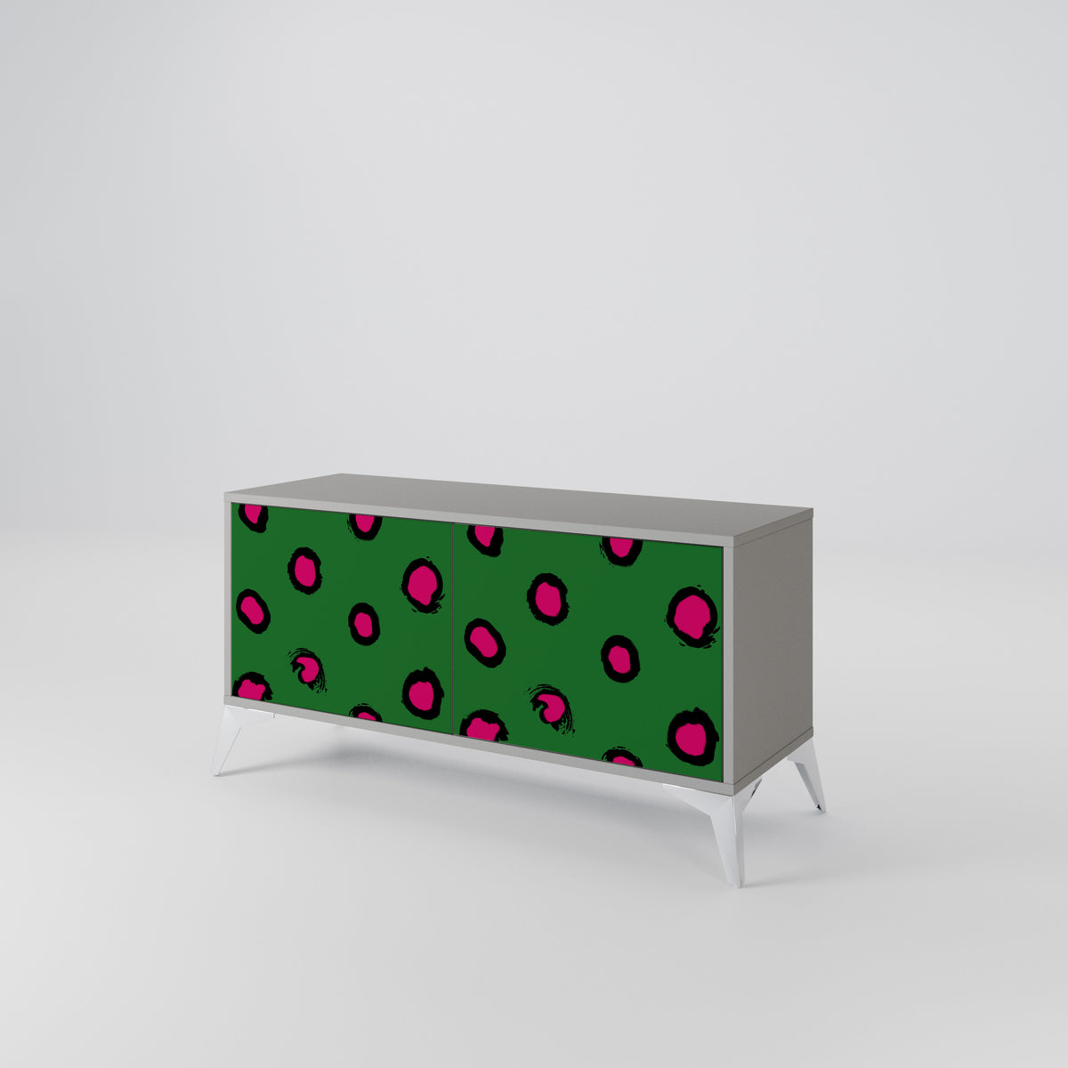 FUNKY SPOTS Kompaktní dvoudveřový TV stolek