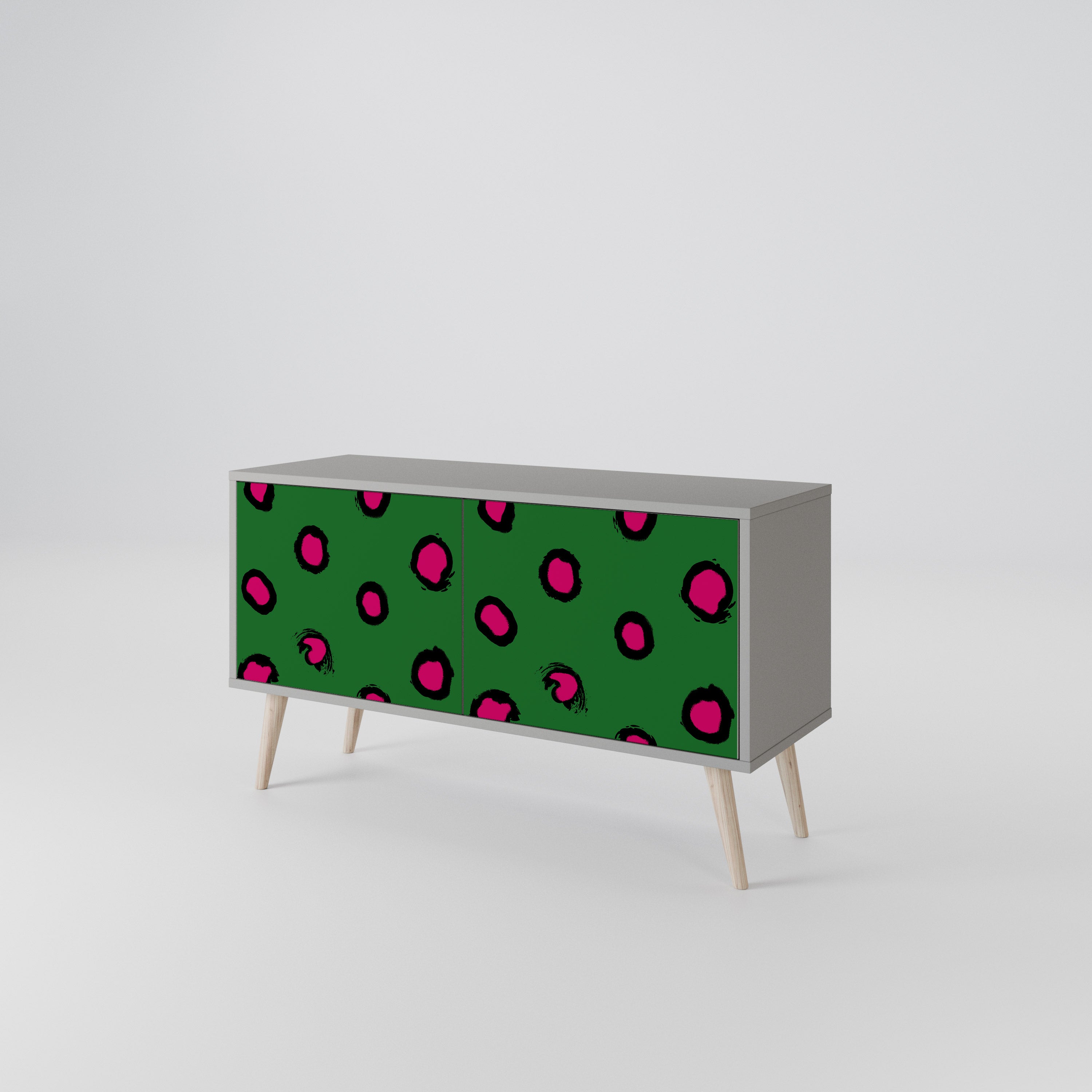FUNKY SPOTS Compact 2-Door TV Cabinet