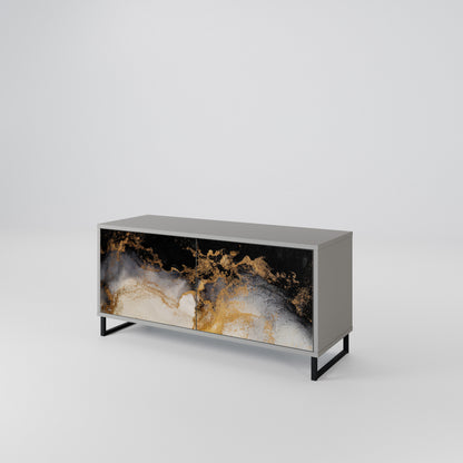 MARBLE OF TOMMORROW Kompaktní dvoudveřový TV stolek