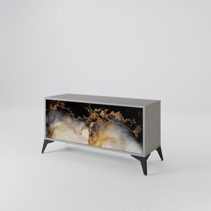 MARBLE OF TOMMORROW Kompaktní dvoudveřový TV stolek