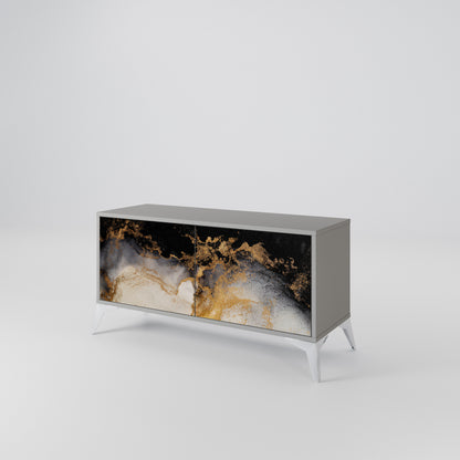 MARBLE OF TOMMORROW Kompaktní dvoudveřový TV stolek