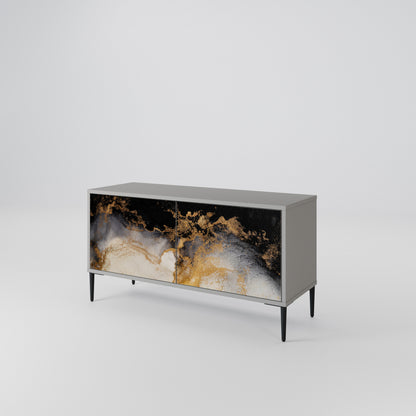 MARBLE OF TOMMORROW Kompaktní dvoudveřový TV stolek