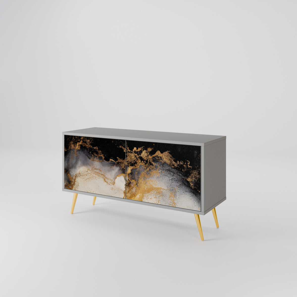 MARBLE OF TOMMORROW Kompaktní dvoudveřový TV stolek