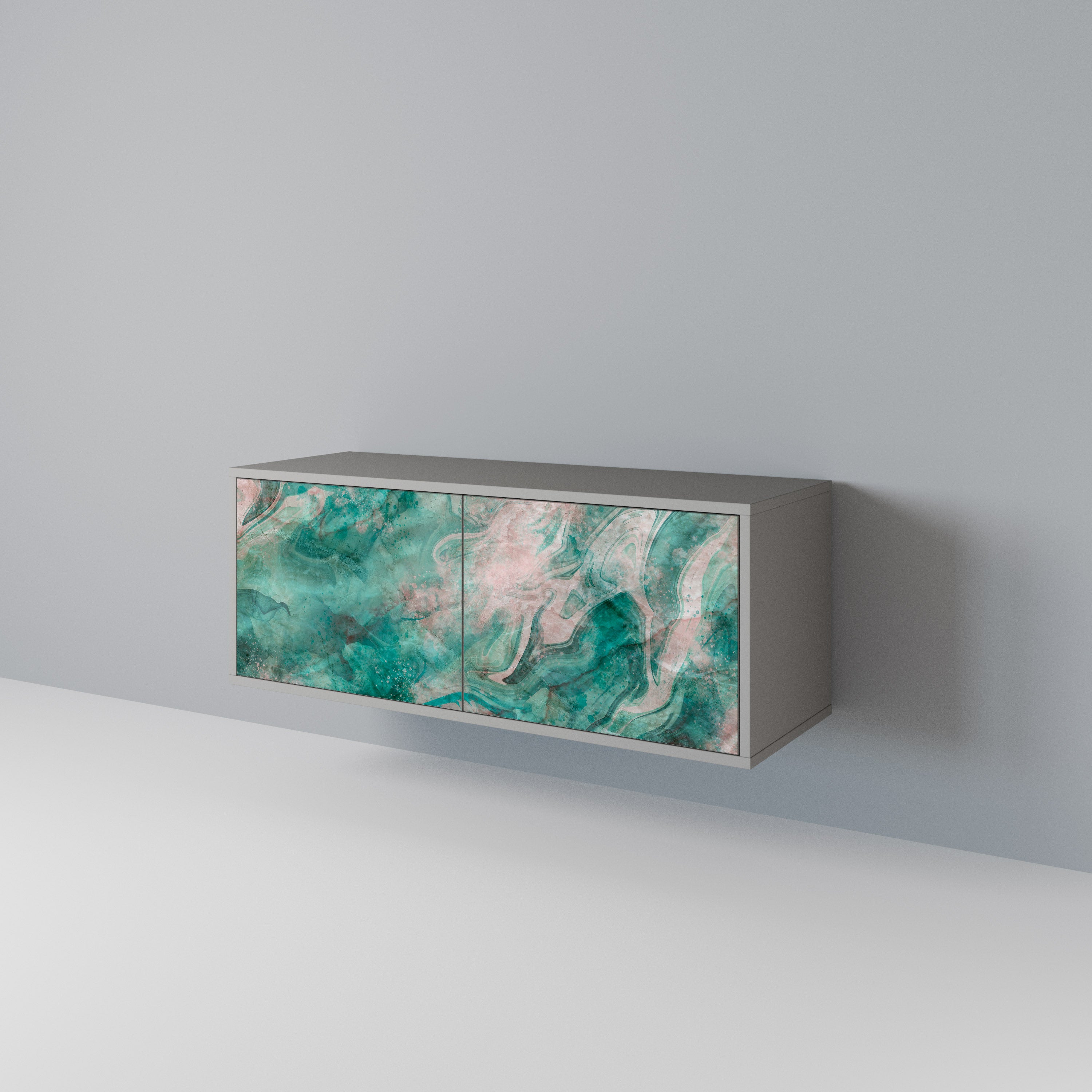 ABSTRACT ALCHEMY Compact 2-Door TV Cabinet