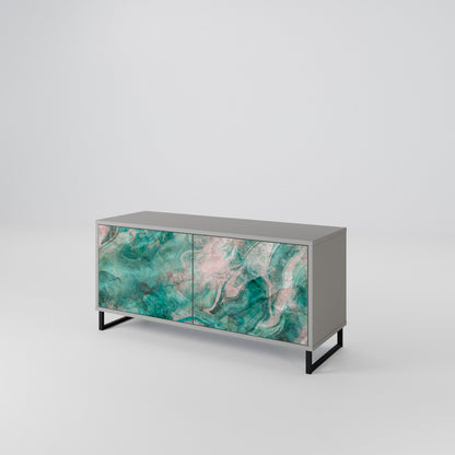 ABSTRACT ALCHEMY Kompaktní dvoudveřový TV stolek