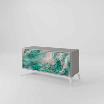 ABSTRACT ALCHEMY Kompaktní dvoudveřový TV stolek