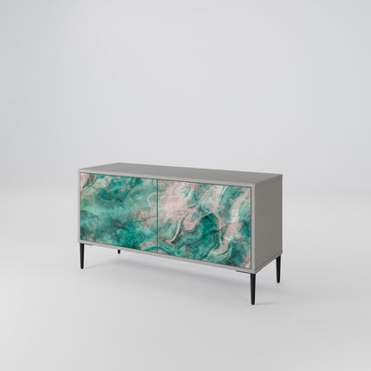 ABSTRACT ALCHEMY Kompaktní dvoudveřový TV stolek