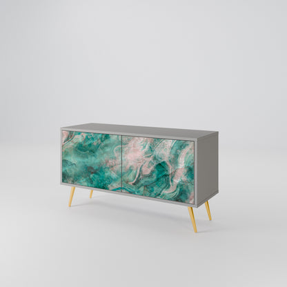 ABSTRACT ALCHEMY Kompaktní dvoudveřový TV stolek