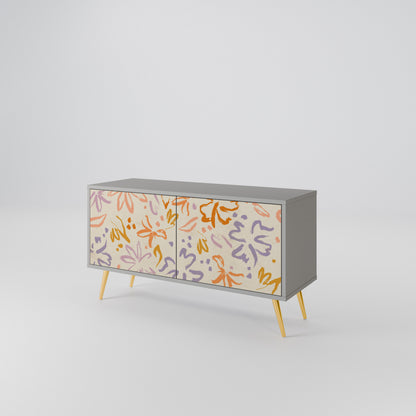 SPRING WHIMSY Kompaktní dvoudveřový TV stolek