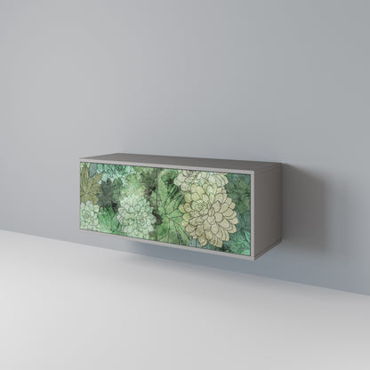 SUCCULENT CLUSTER Kompaktní dvoudveřový TV stolek