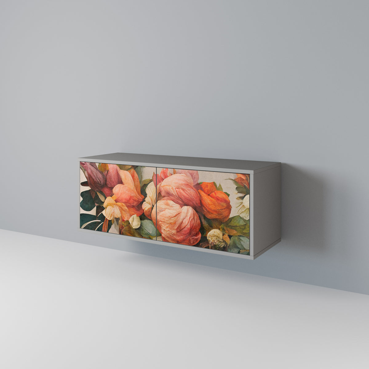 STYLISH BEAUTY Kompaktní dvoudveřový TV stolek