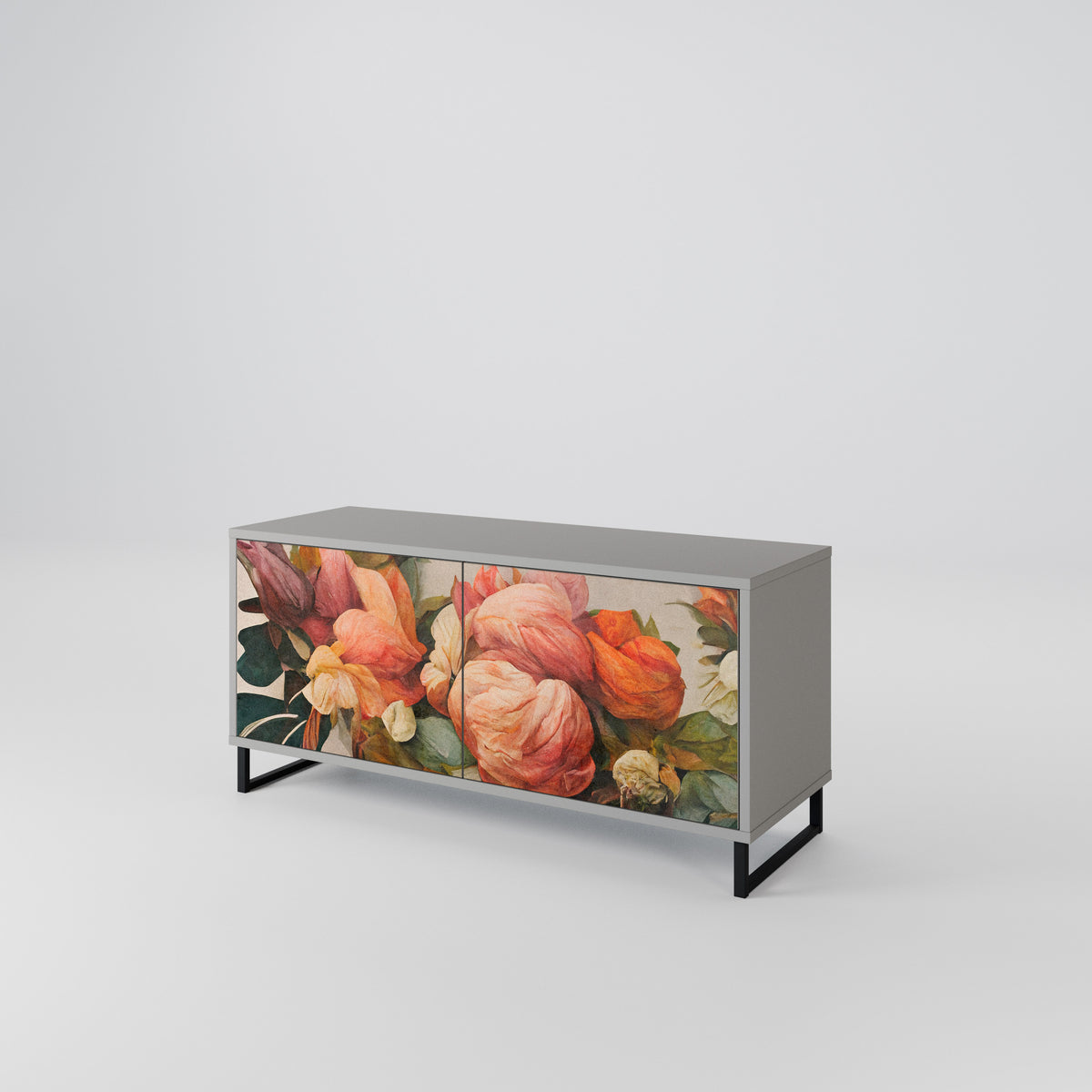 STYLISH BEAUTY Kompaktní dvoudveřový TV stolek
