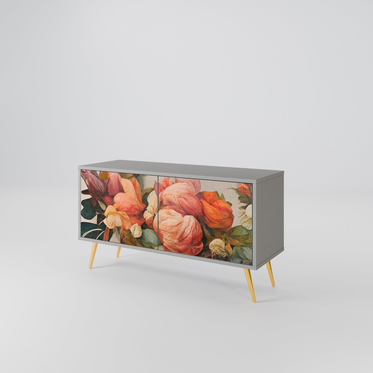 STYLISH BEAUTY Kompaktní dvoudveřový TV stolek