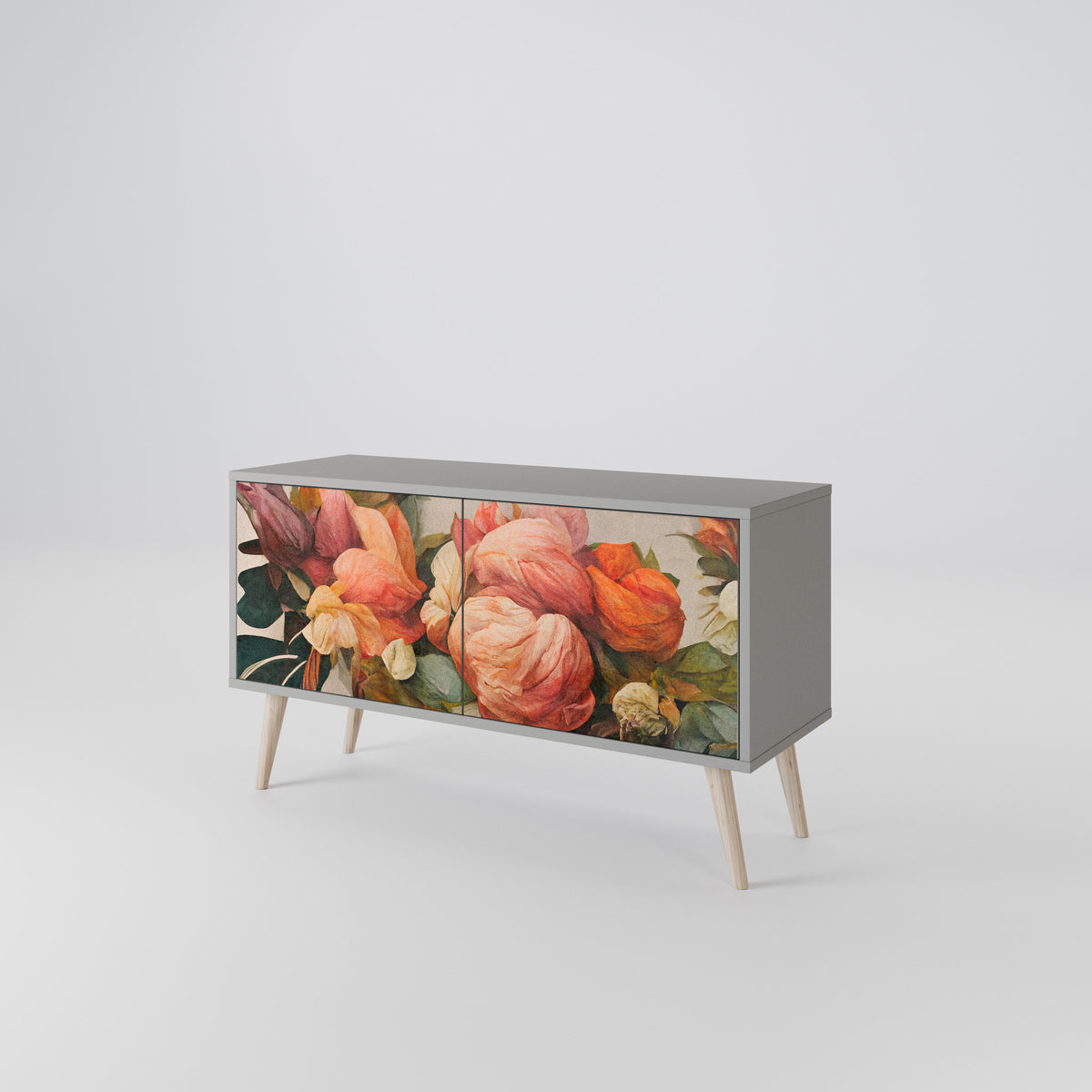 STYLISH BEAUTY Kompaktní dvoudveřový TV stolek