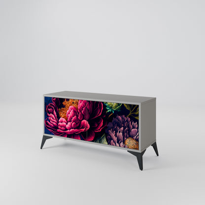 BLOOMING ELEGANCE Kompaktní dvoudveřový TV stolek