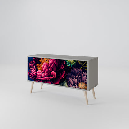 BLOOMING ELEGANCE Kompaktní dvoudveřový TV stolek