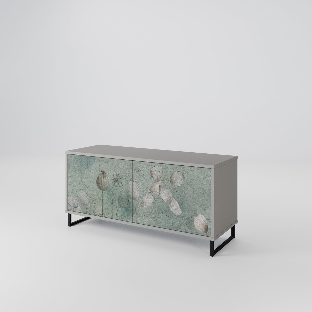 NIGHT LADY Kompaktní dvoudveřový TV stolek