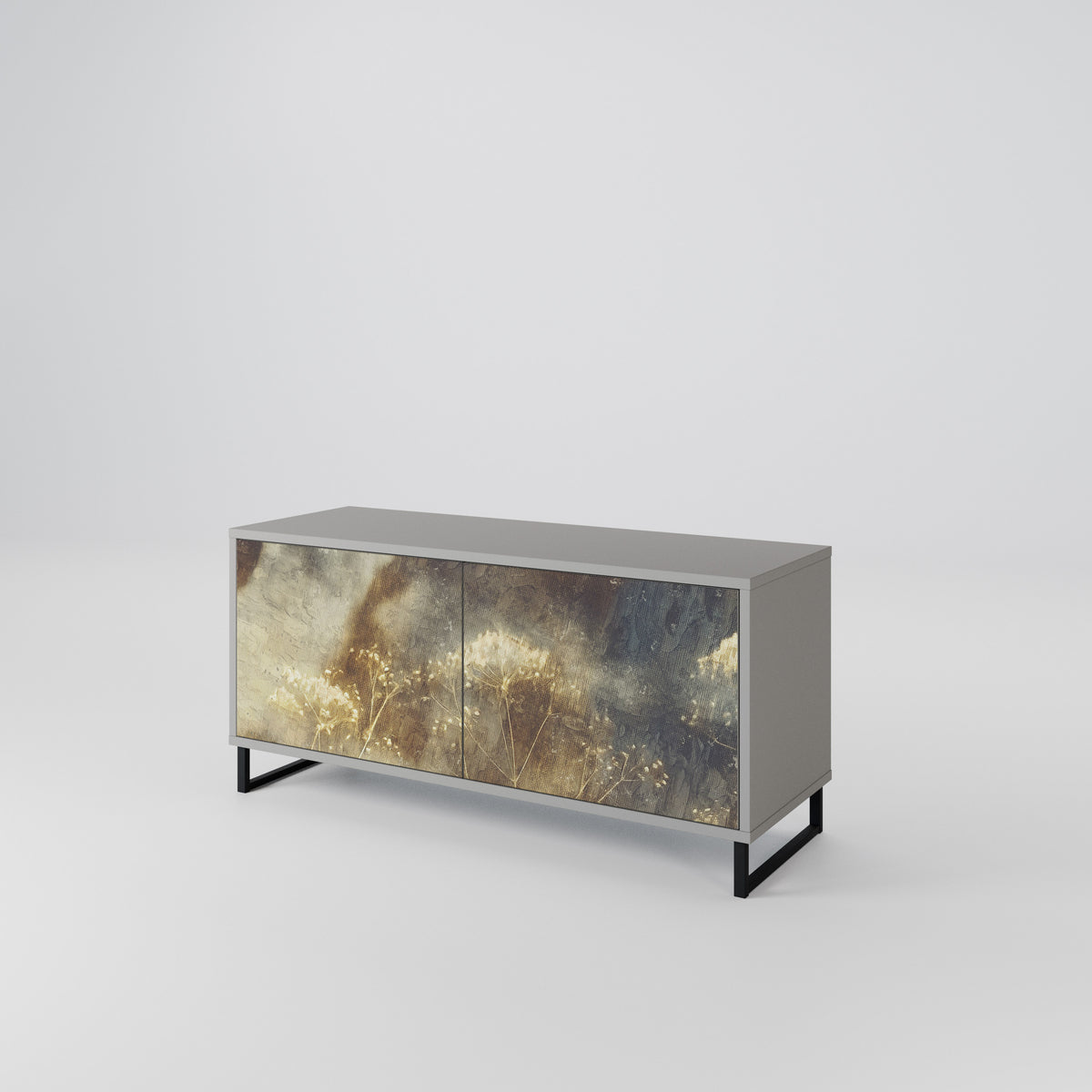 GENTLE POWER Kompaktní dvoudveřový TV stolek