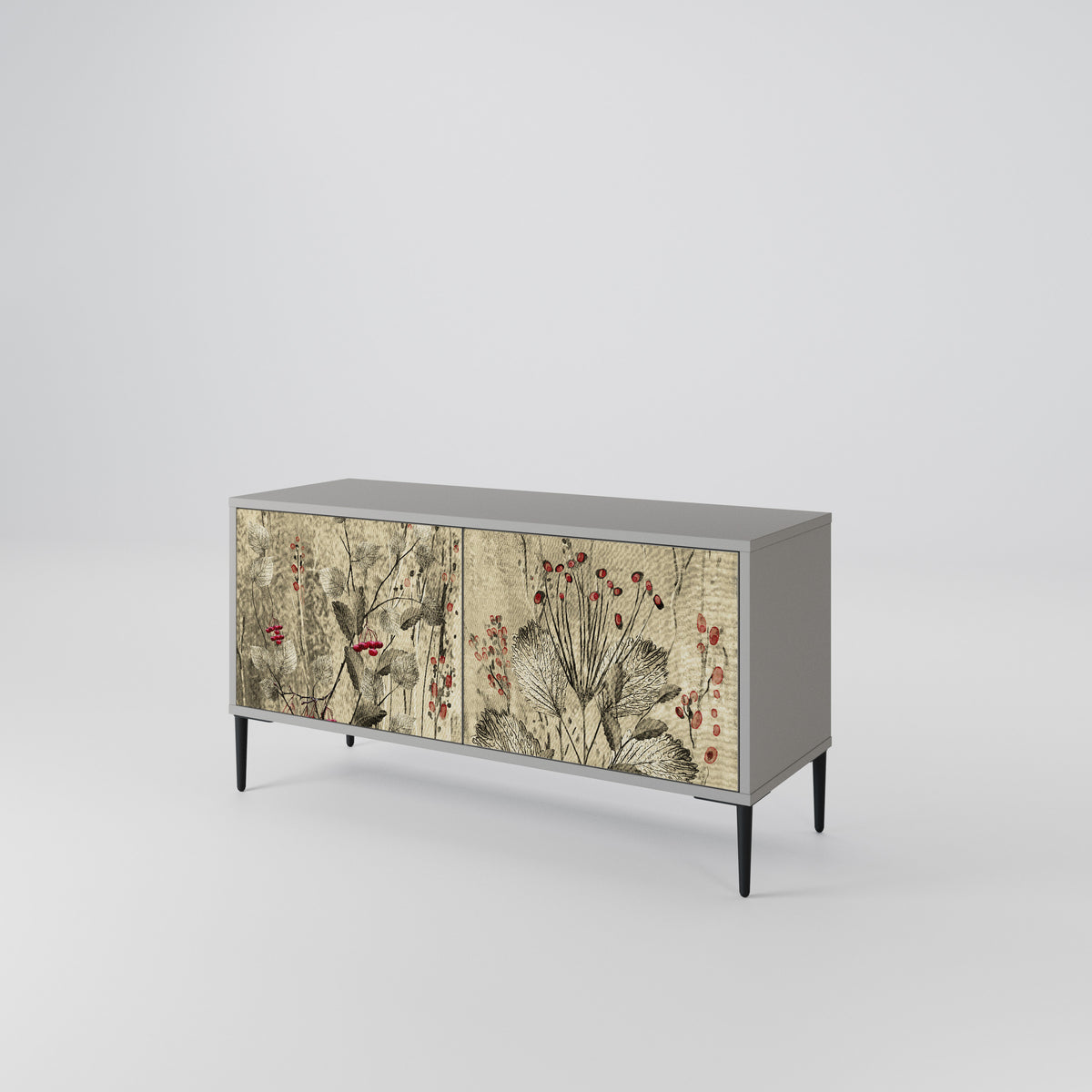 HERBAL GRACE Kompaktní dvoudveřový TV stolek