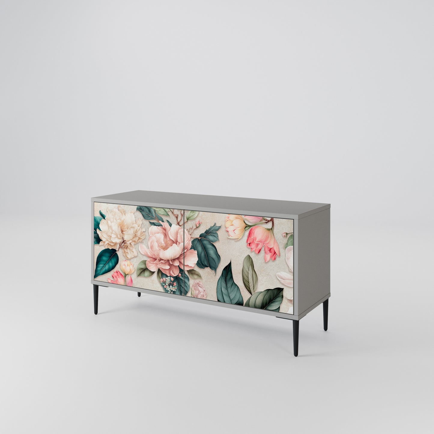 FLORAL GRACE Kompaktní dvoudveřový TV stolek