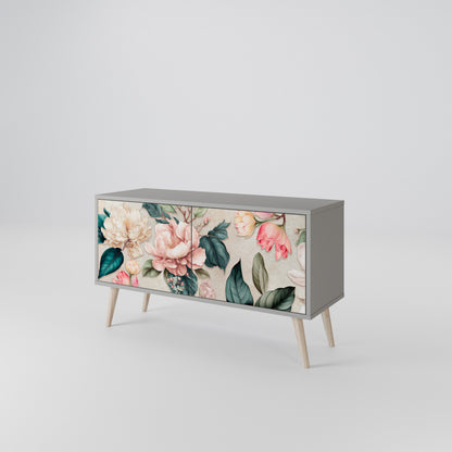 FLORAL GRACE Kompaktní dvoudveřový TV stolek