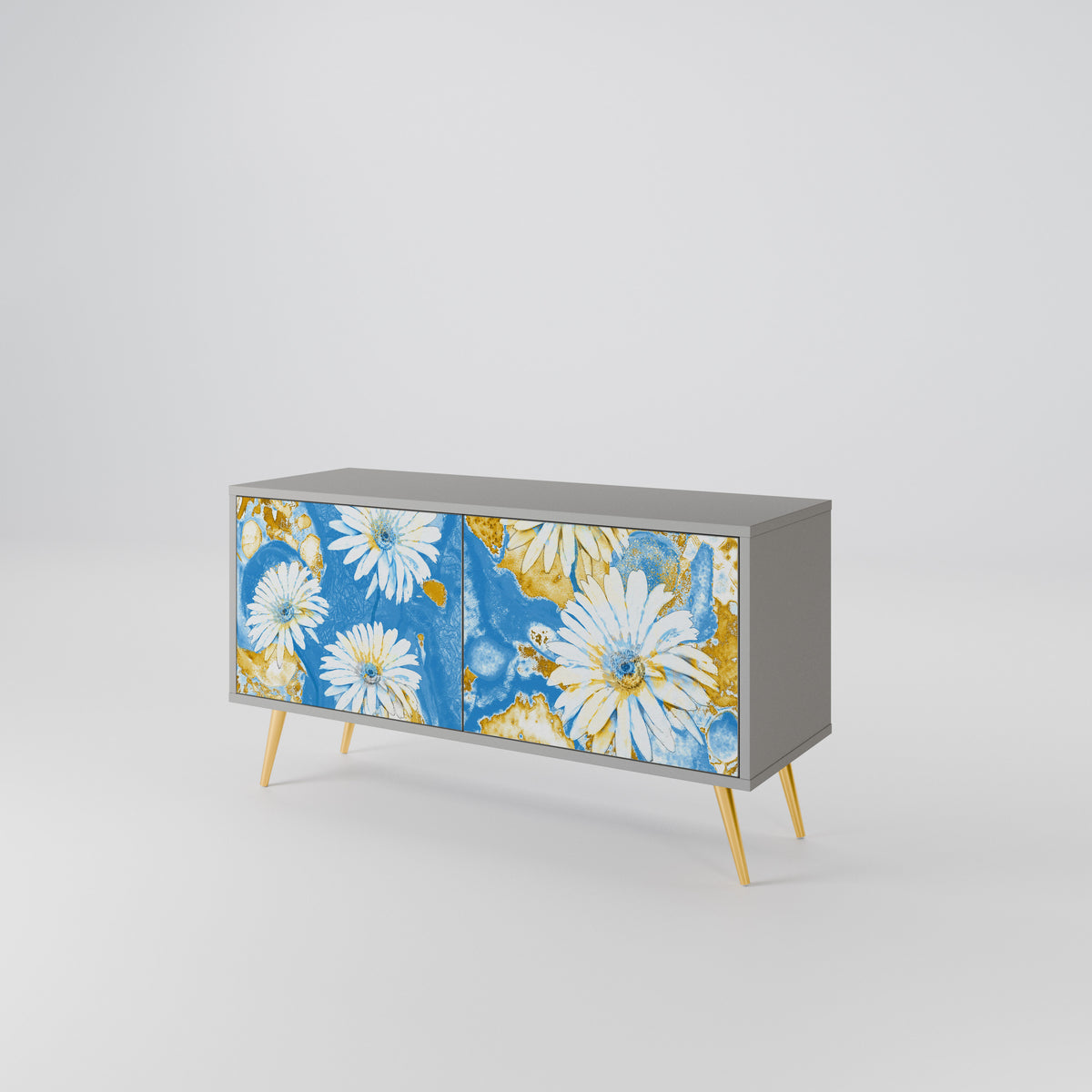 DAISY LUXE Kompaktní dvoudveřový TV stolek