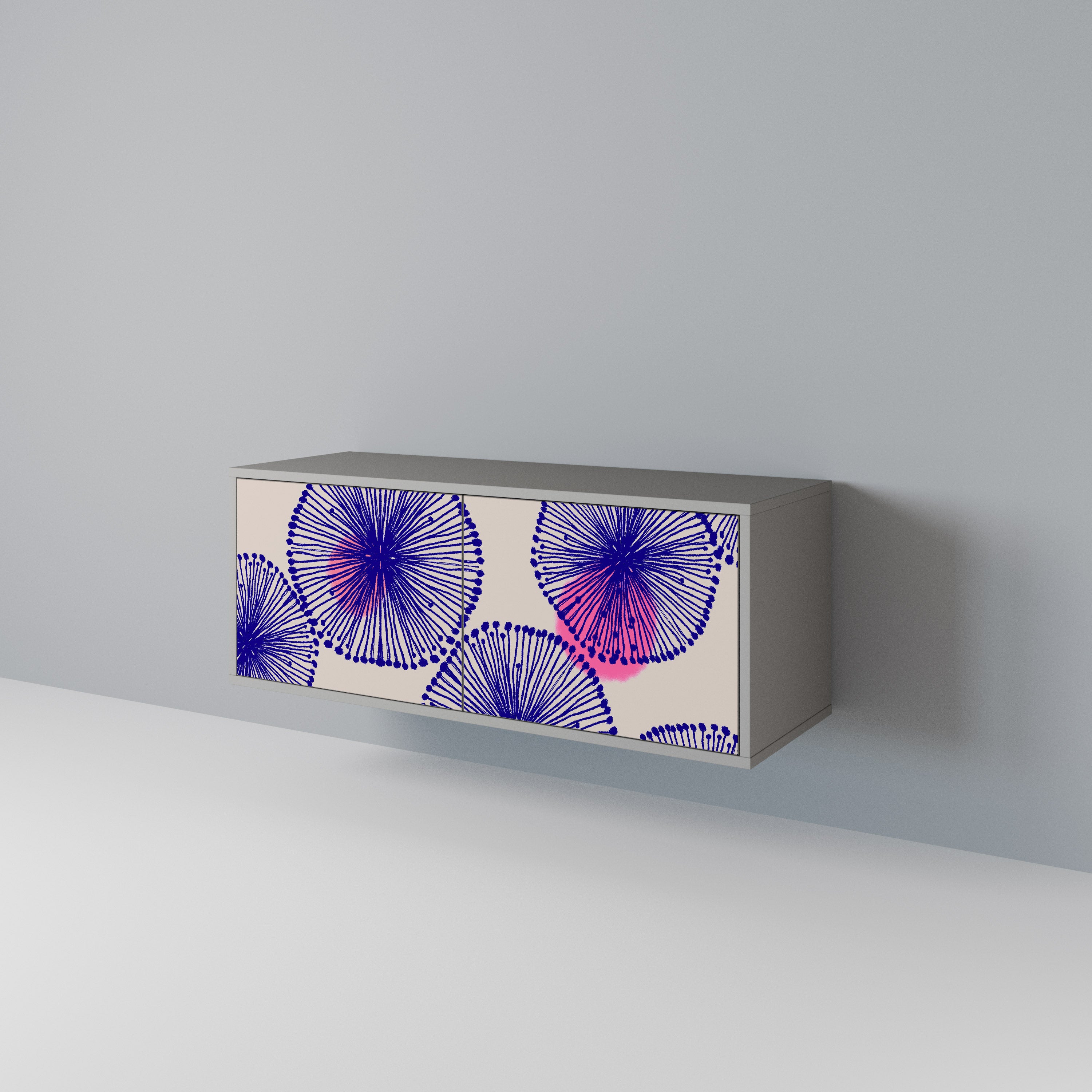 MAGIC NATURE Compact 2-Door TV Cabinet