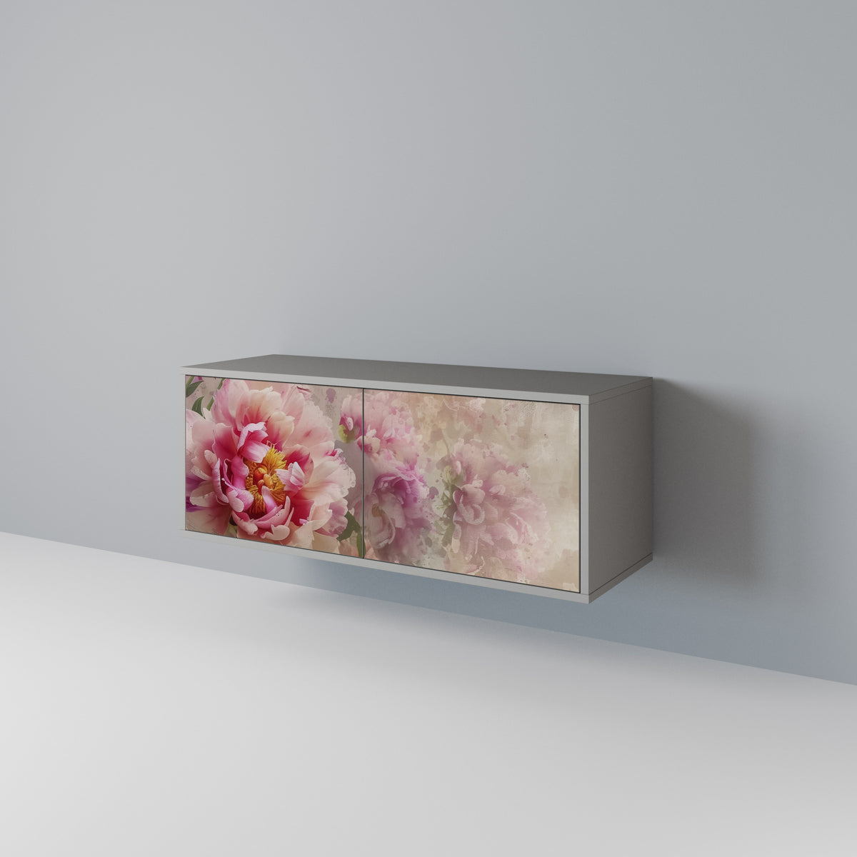 PEONY WHISPER Kompaktní dvoudveřový TV stolek