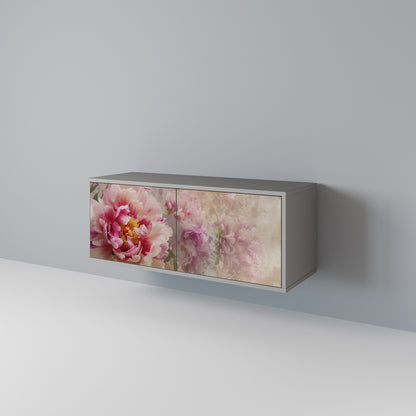 PEONY WHISPER Kompaktní dvoudveřový TV stolek