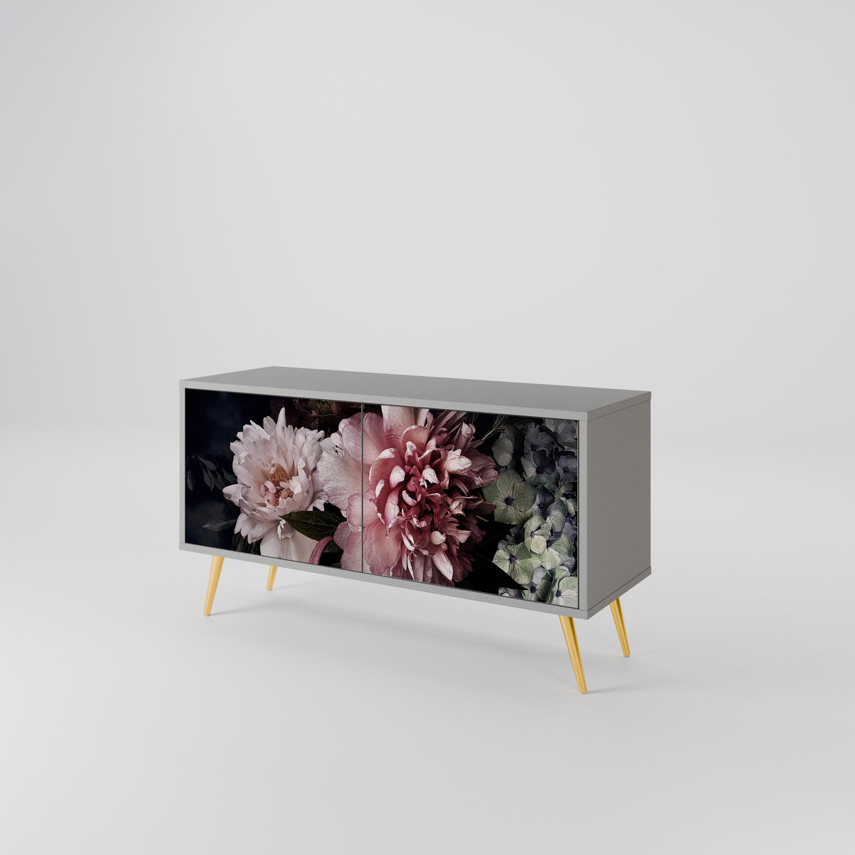 PURE BLOSSOM Kompaktní dvoudveřový TV stolek