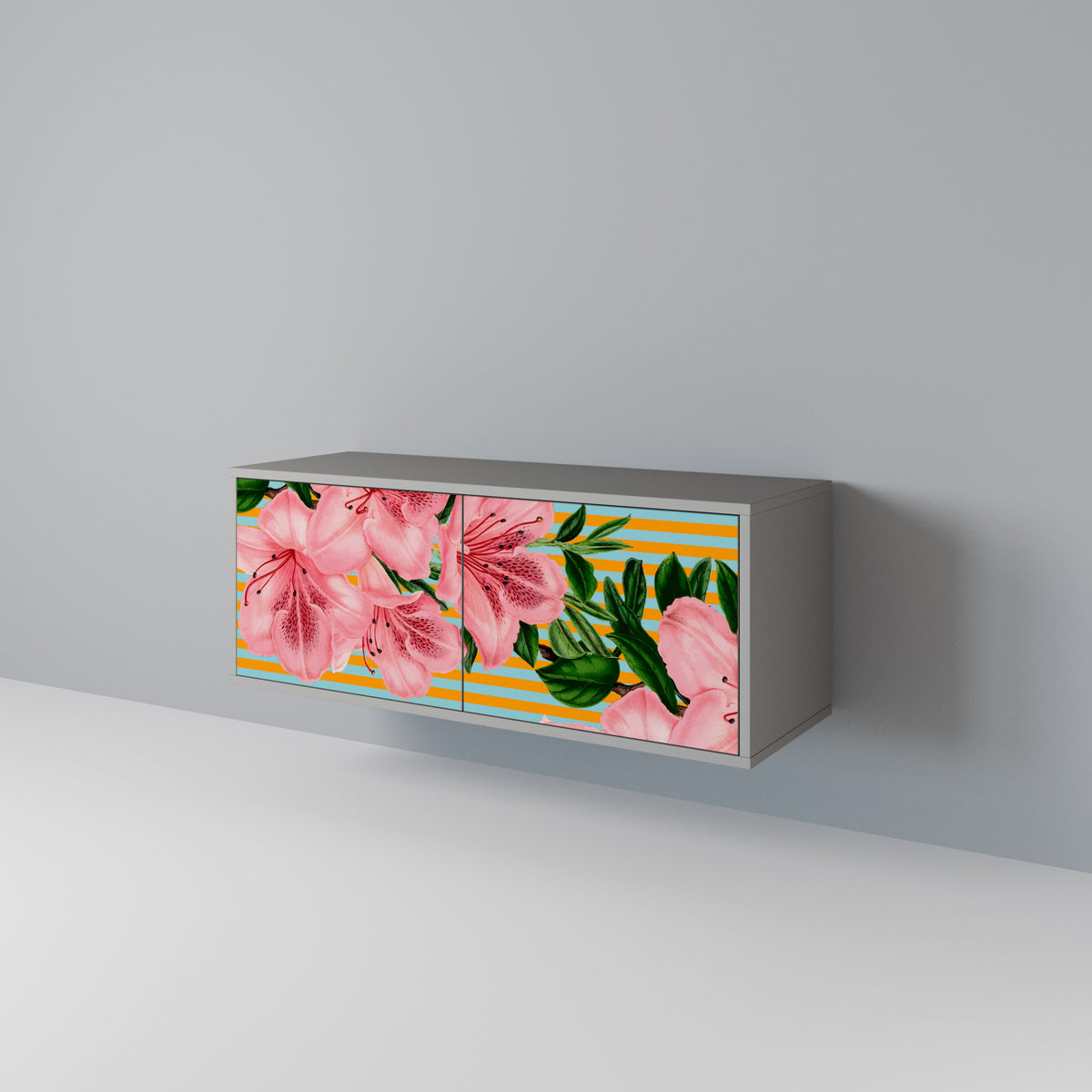 FRAGILE BEAUTY Kompaktní dvoudveřový TV stolek