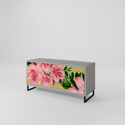 FRAGILE BEAUTY Kompaktní dvoudveřový TV stolek
