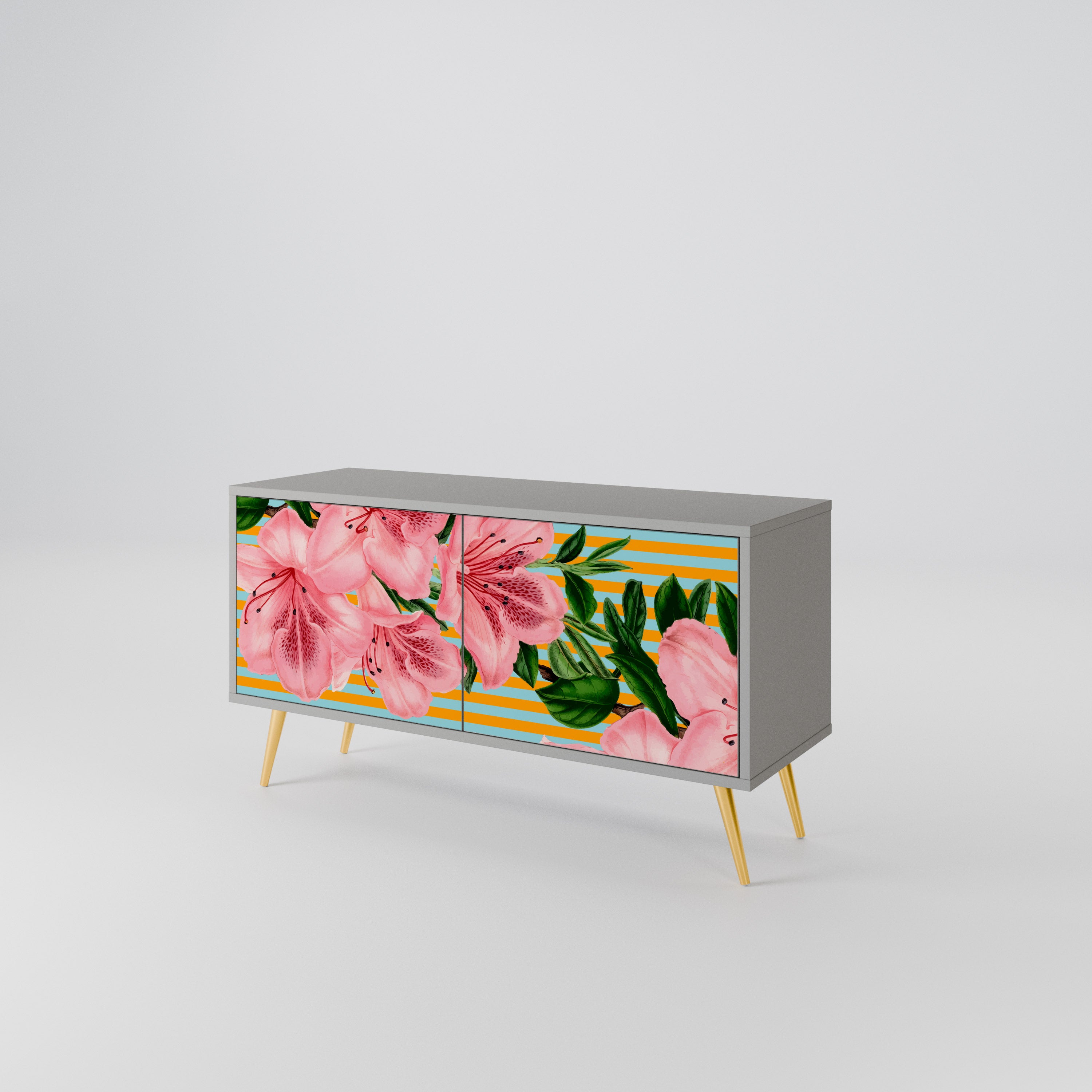 FRAGILE BEAUTY Compact 2-Door TV Cabinet