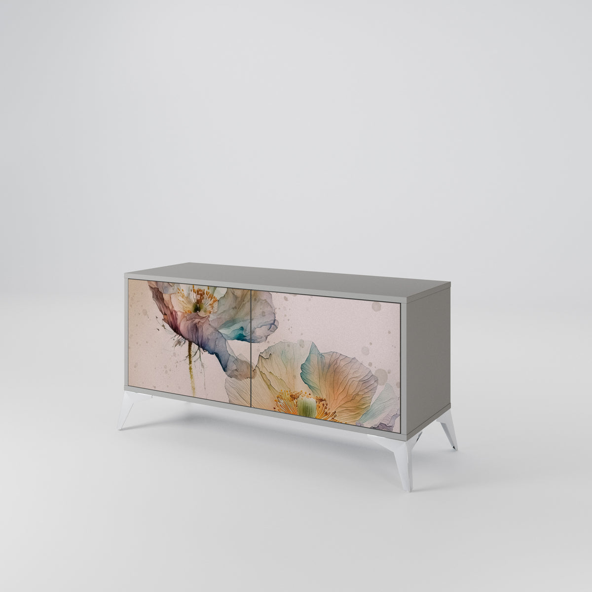 SOFTEN POPPY Kompaktní dvoudveřový TV stolek