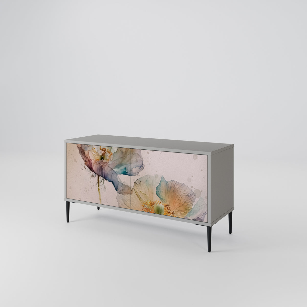 SOFTEN POPPY Kompaktní dvoudveřový TV stolek