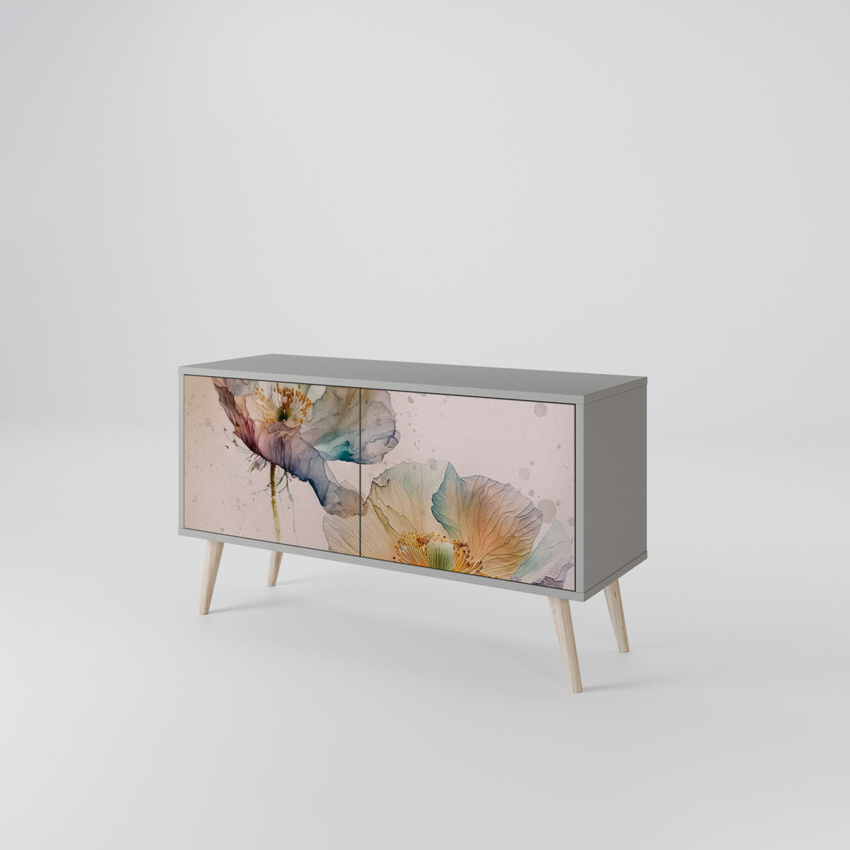SOFTEN POPPY Kompaktní dvoudveřový TV stolek