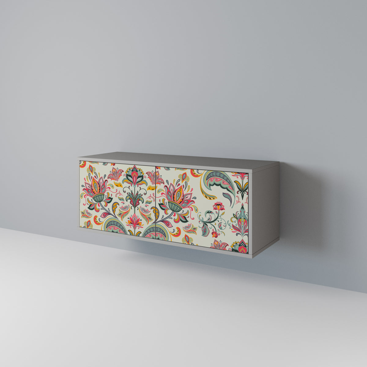 ORGANIC FOLKLORE Kompaktní dvoudveřový TV stolek