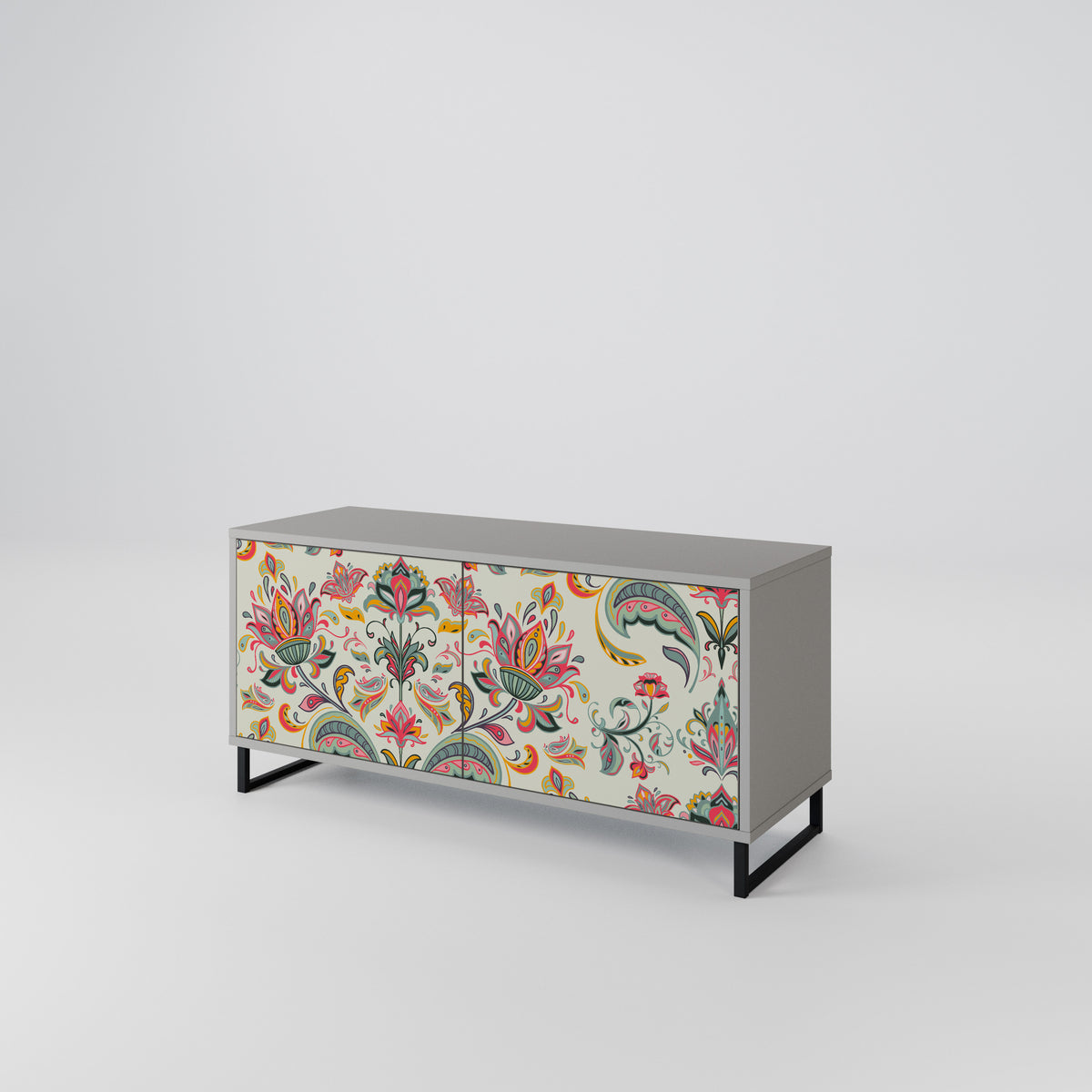 ORGANIC FOLKLORE Kompaktní dvoudveřový TV stolek