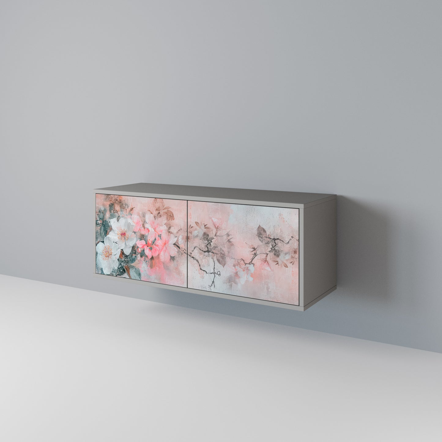 CHERRY BLOSSOM Kompaktní dvoudveřový TV stolek