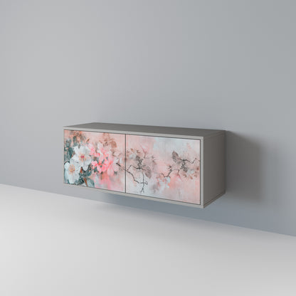 CHERRY BLOSSOM Kompaktní dvoudveřový TV stolek