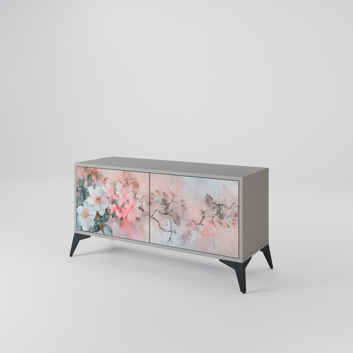 CHERRY BLOSSOM Kompaktní dvoudveřový TV stolek