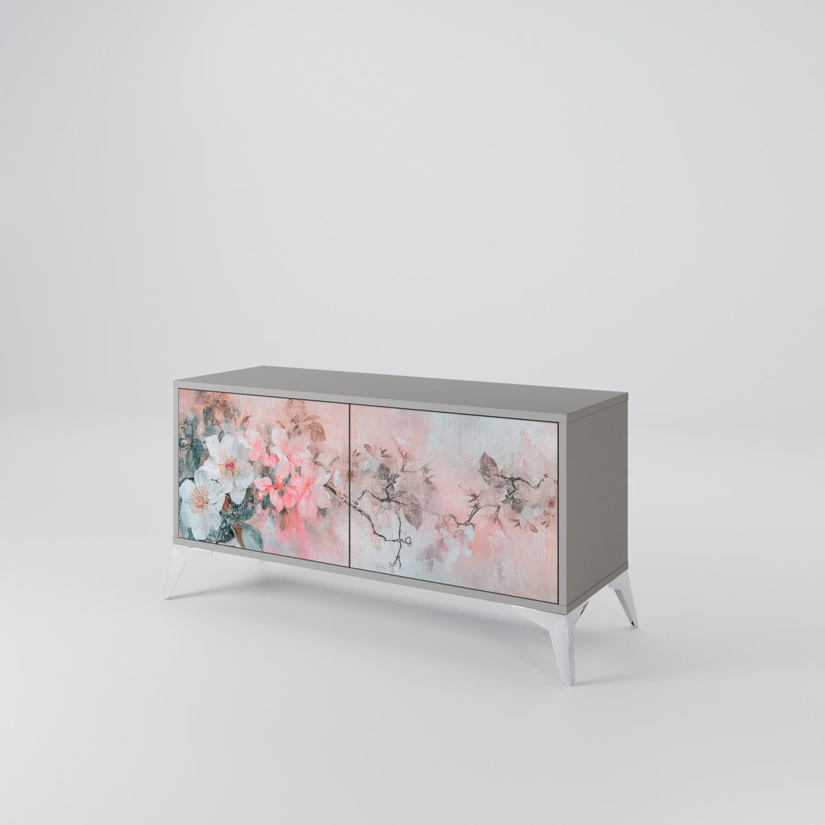 CHERRY BLOSSOM Kompaktní dvoudveřový TV stolek