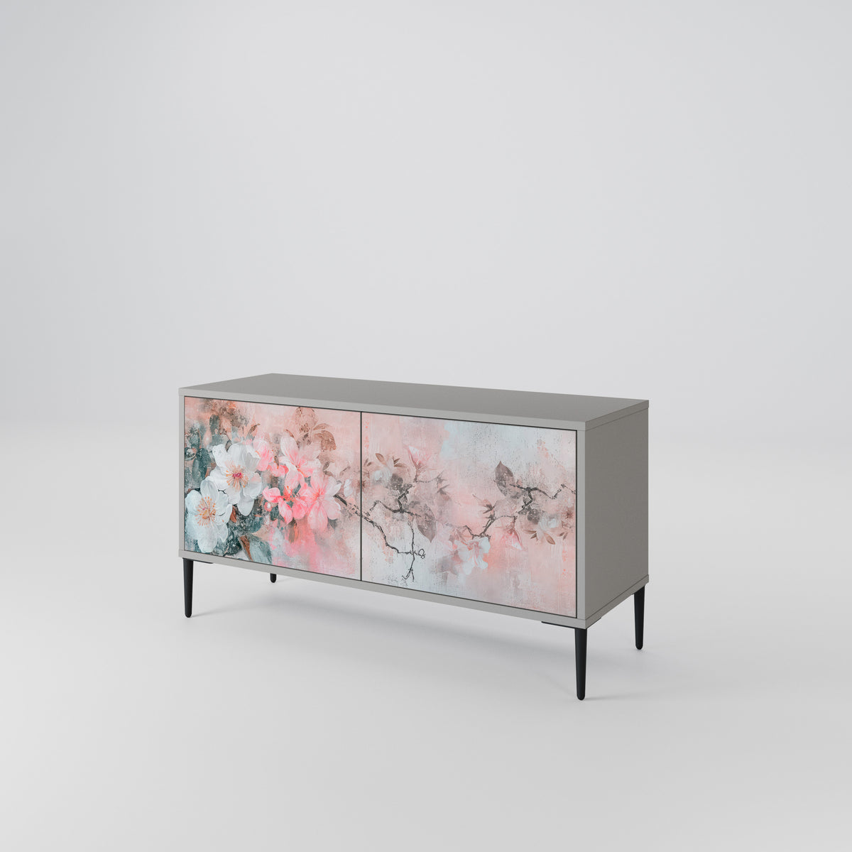 CHERRY BLOSSOM Kompaktní dvoudveřový TV stolek