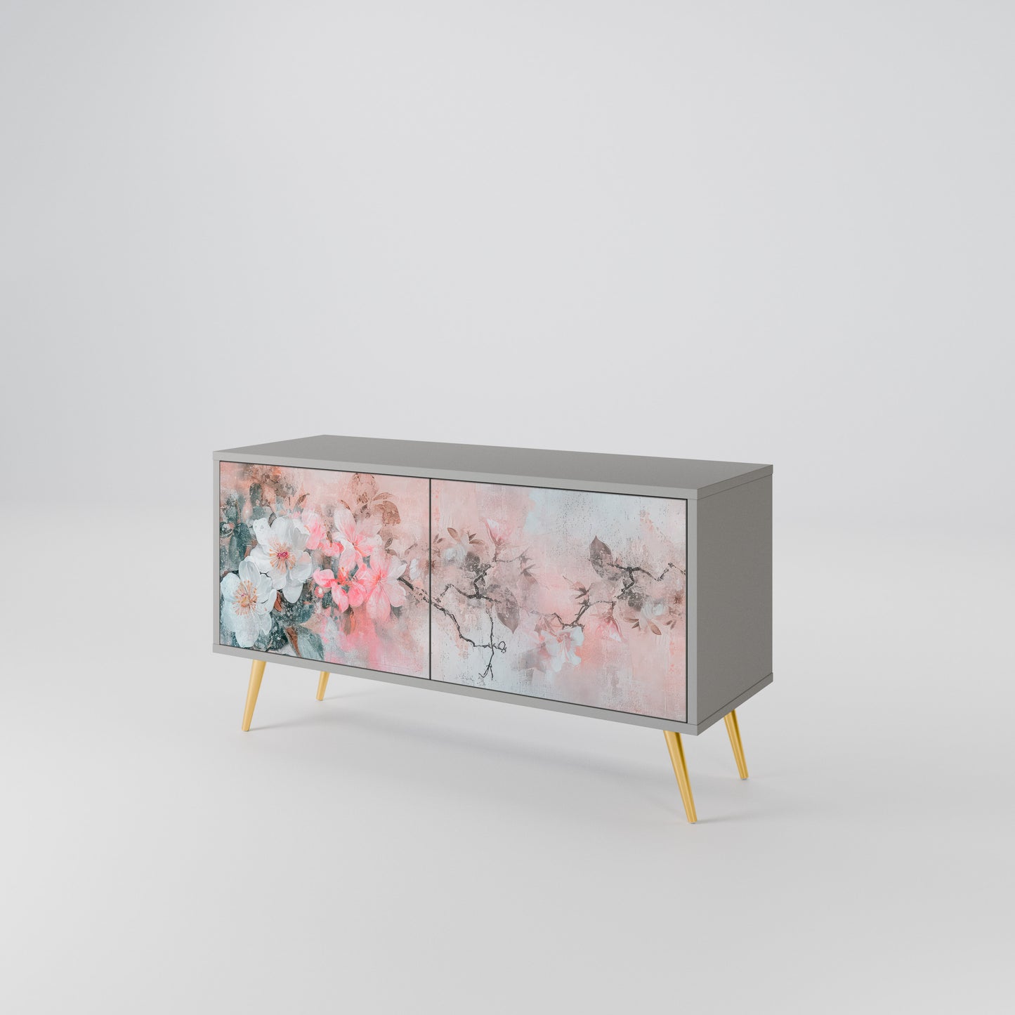 CHERRY BLOSSOM Kompaktní dvoudveřový TV stolek
