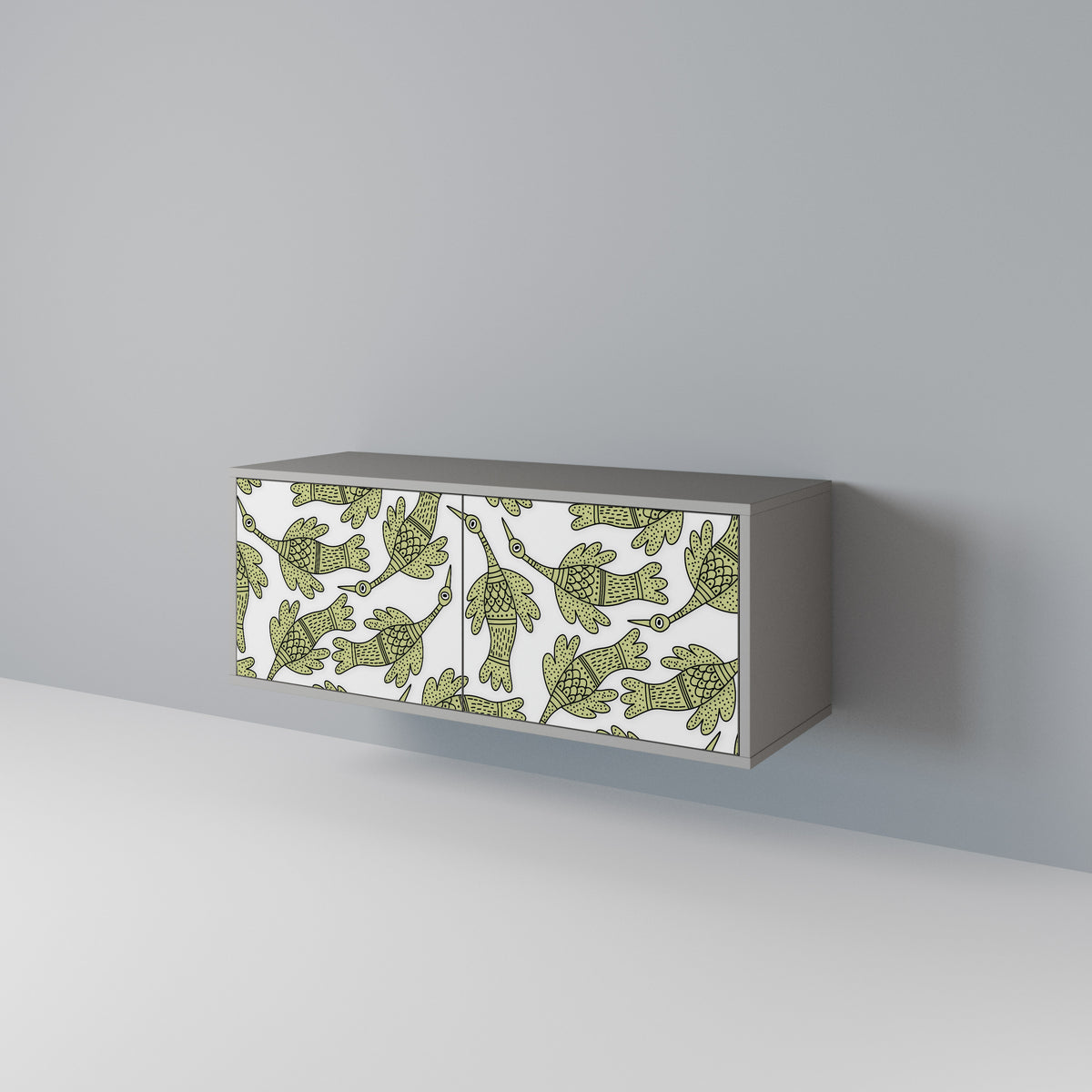 SEEDLING SONGBIRD Kompaktní dvoudveřový TV stolek