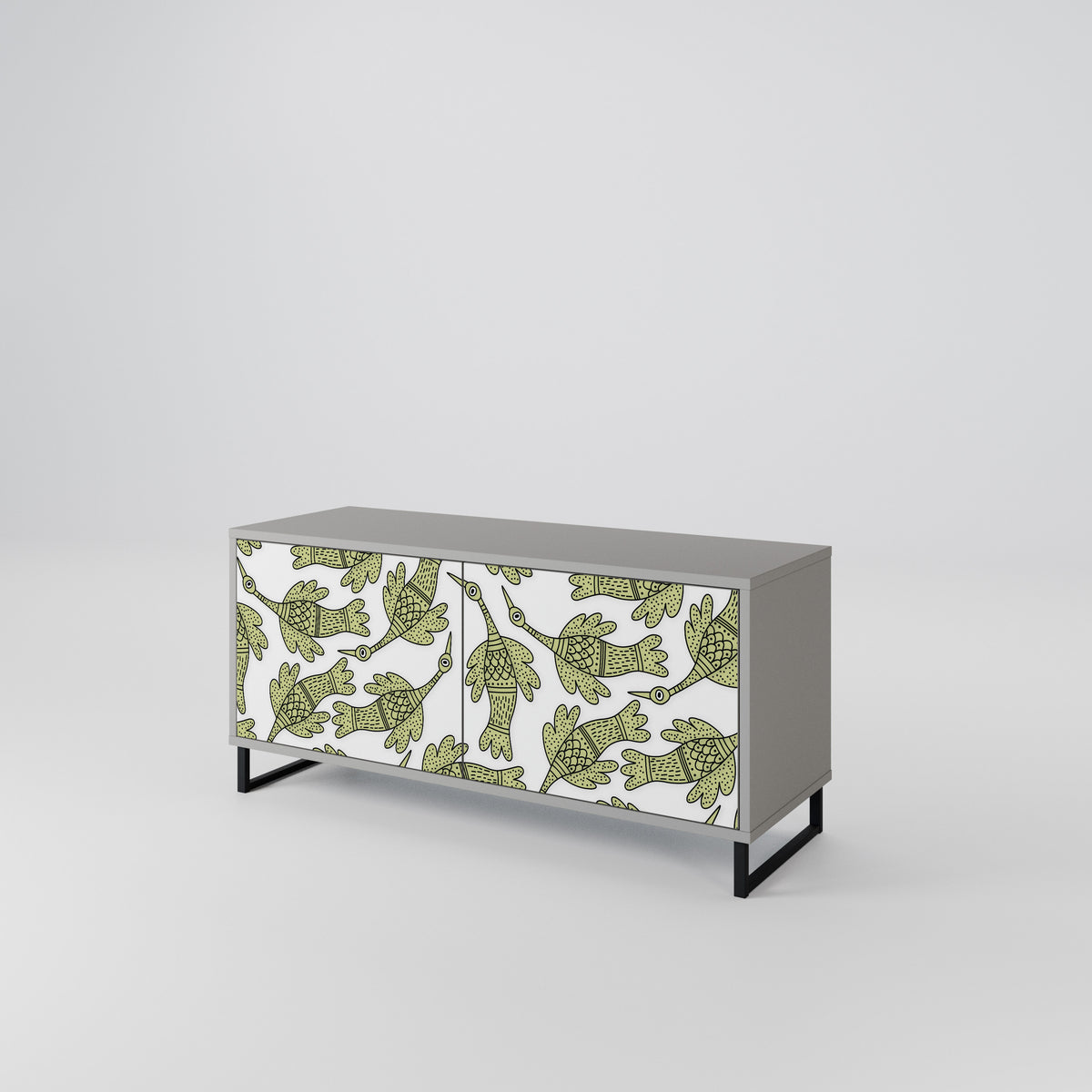 SEEDLING SONGBIRD Kompaktní dvoudveřový TV stolek