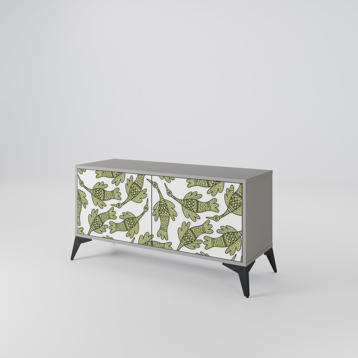 SEEDLING SONGBIRD Kompaktní dvoudveřový TV stolek