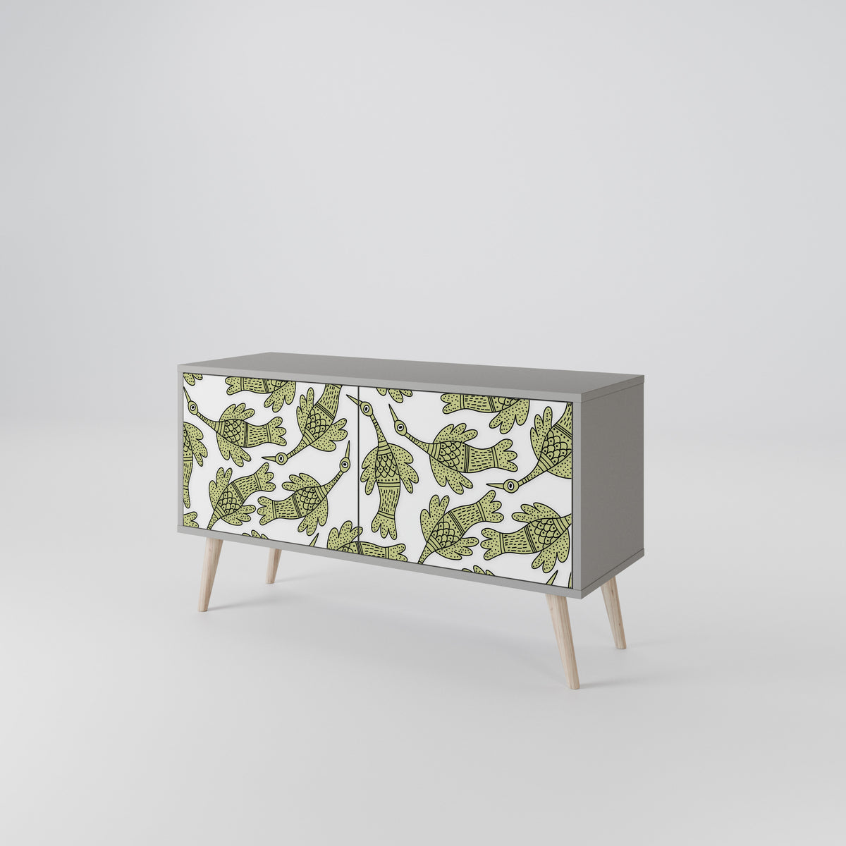 SEEDLING SONGBIRD Kompaktní dvoudveřový TV stolek