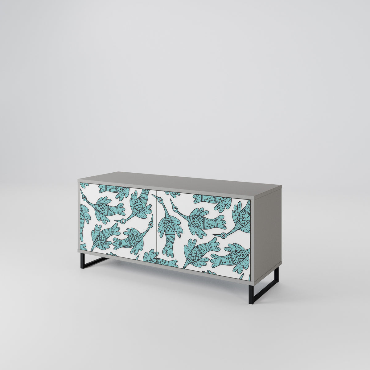 WATERSPOUT SONGIBIRD Kompaktní dvoudveřový TV stolek