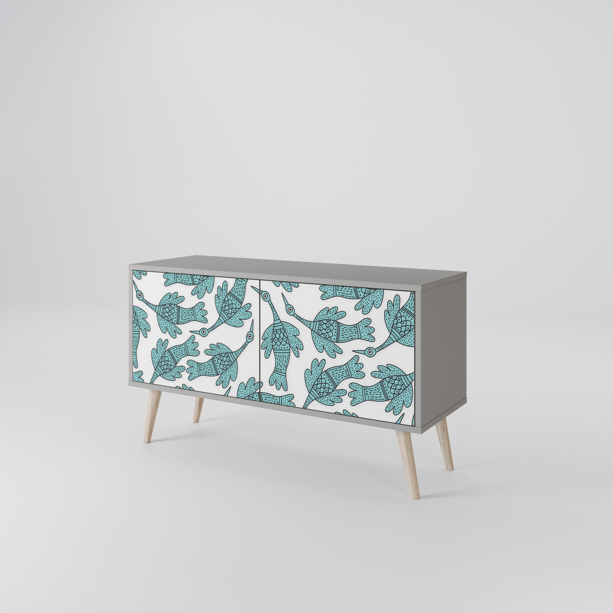 WATERSPOUT SONGIBIRD Kompaktní dvoudveřový TV stolek